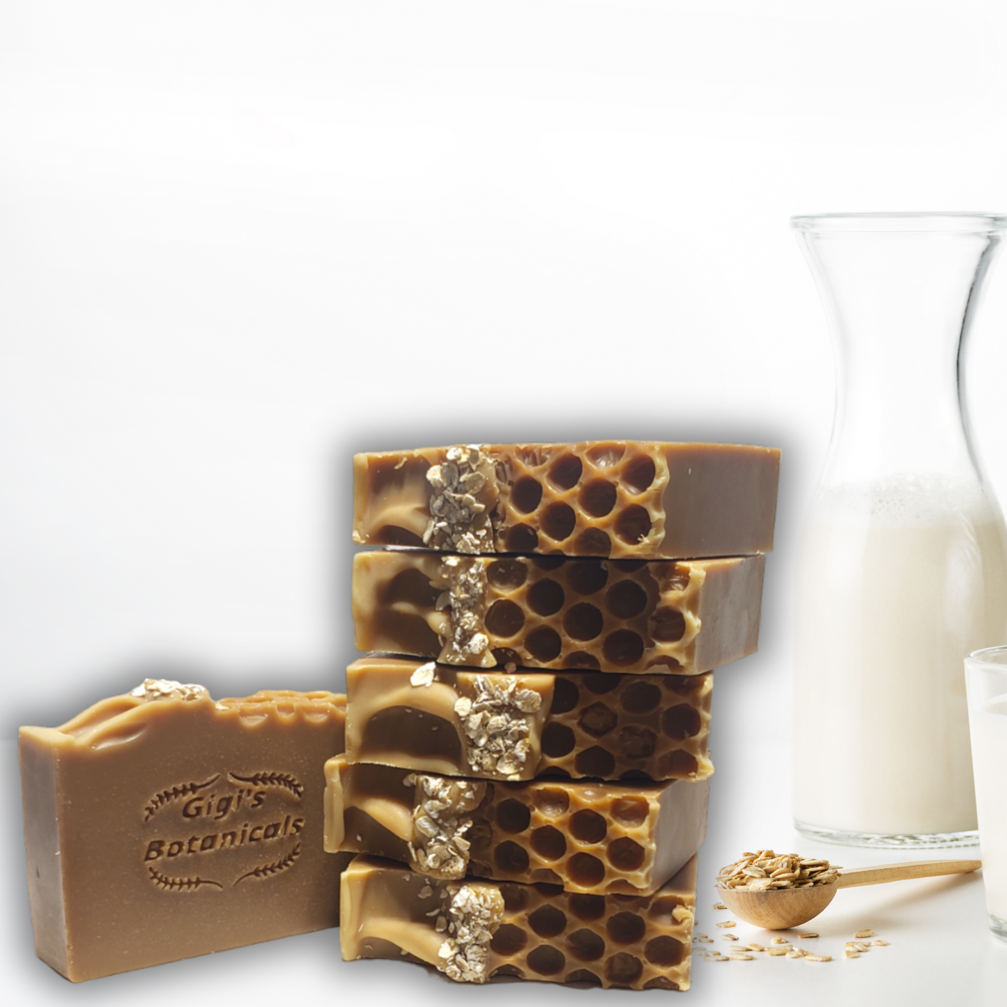 Oatmeal Milk & Honey Soap, Handmade Tallow Soap