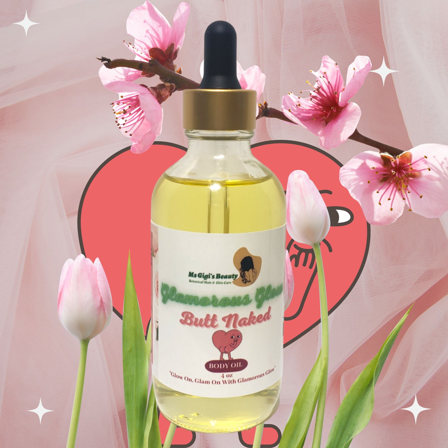 Glamorous Glow Body Oil, Pheromone Infused Body Oil