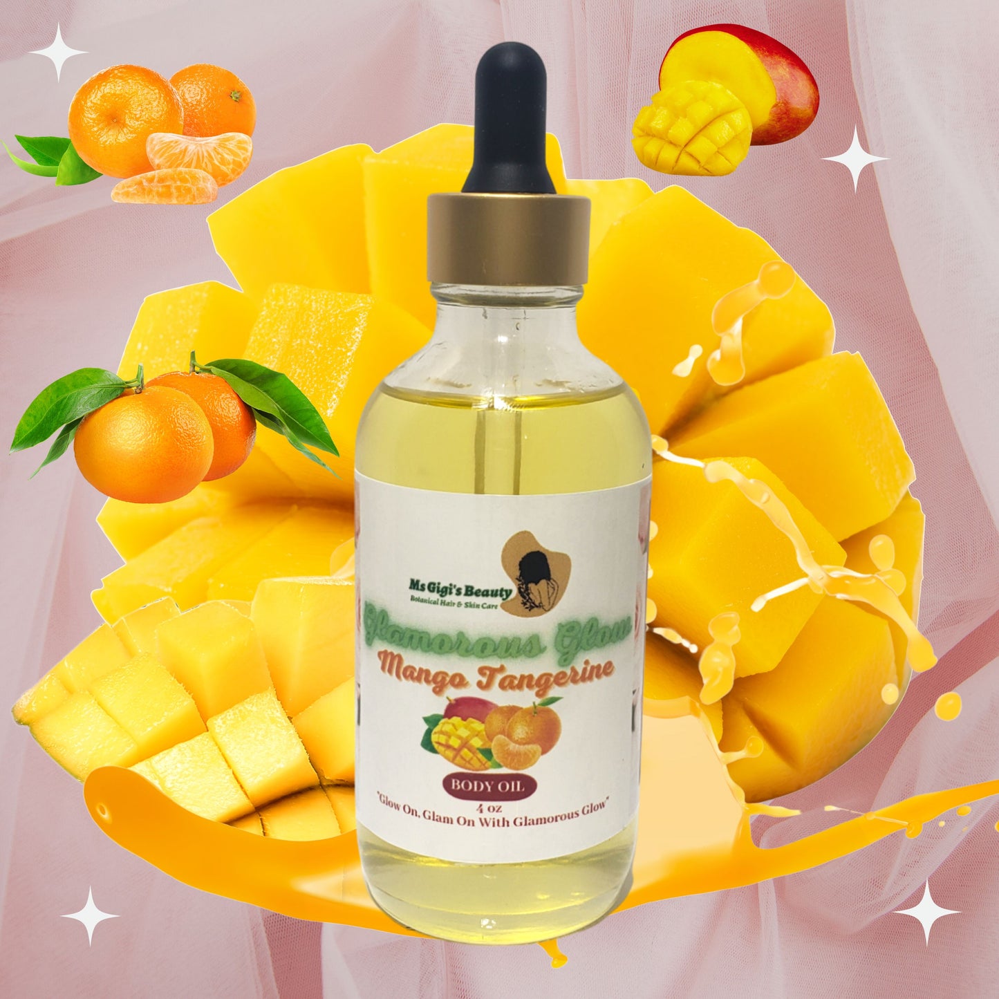 Glamorous Glow Body Oil, Pheromone Infused Body Oil