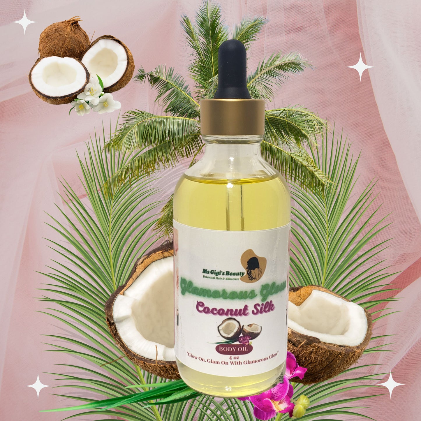 Glamorous Glow Body Oil, Pheromone Infused Body Oil