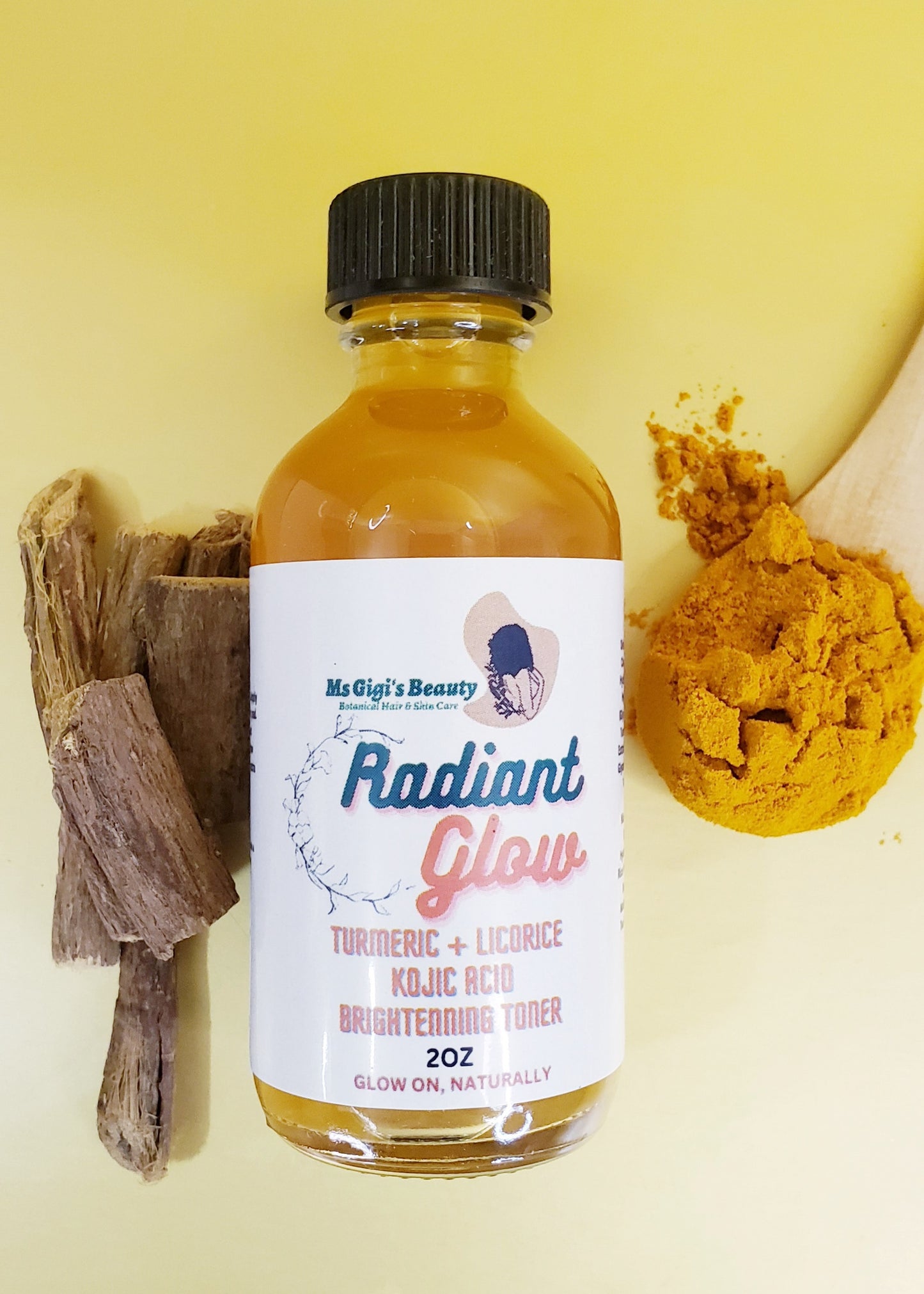 Radiant Glow Turmeric Licorice & Kojic Acid Brightening Face Toner