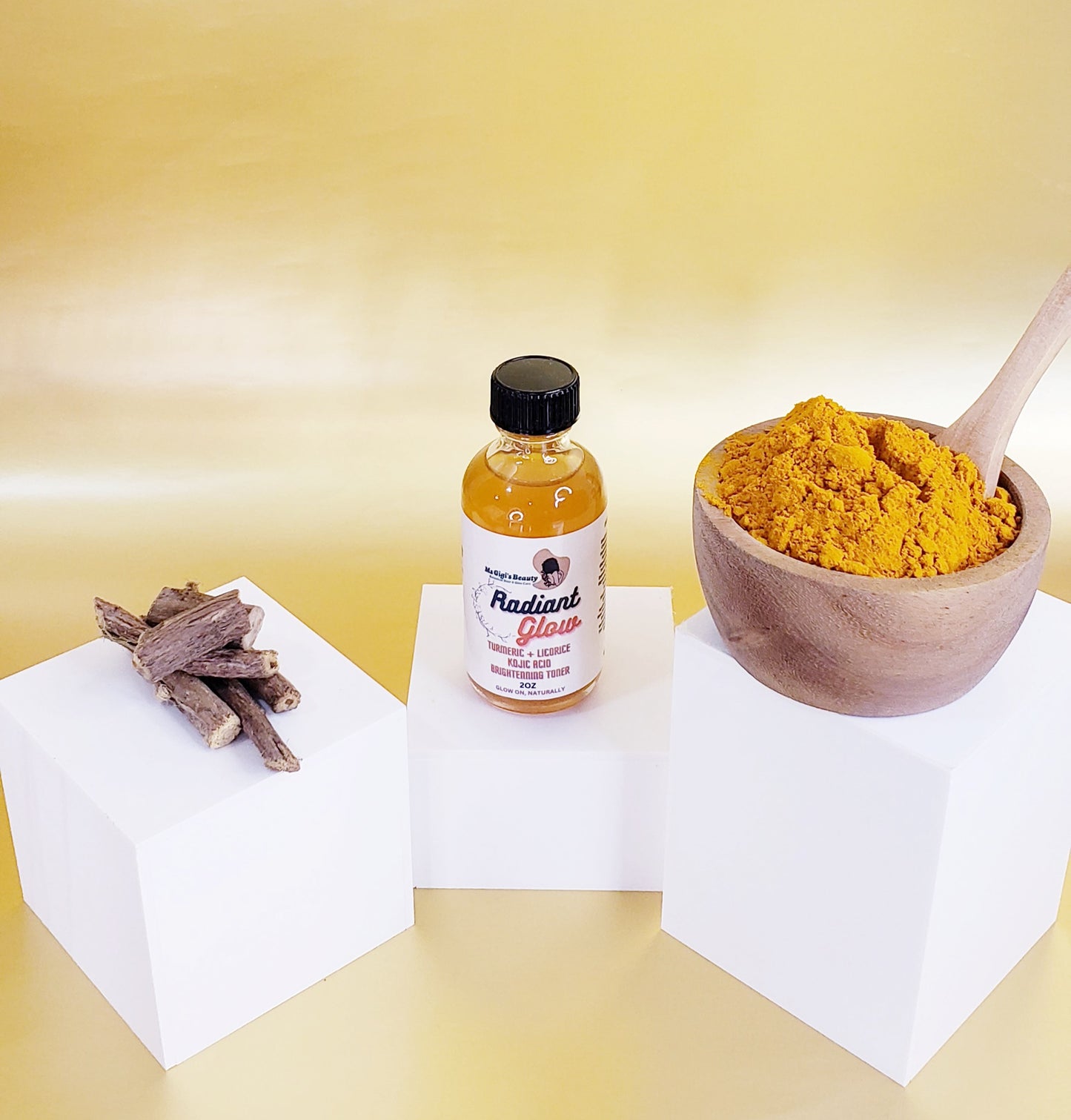 Radiant Glow Turmeric Licorice & Kojic Acid Brightening Face Toner