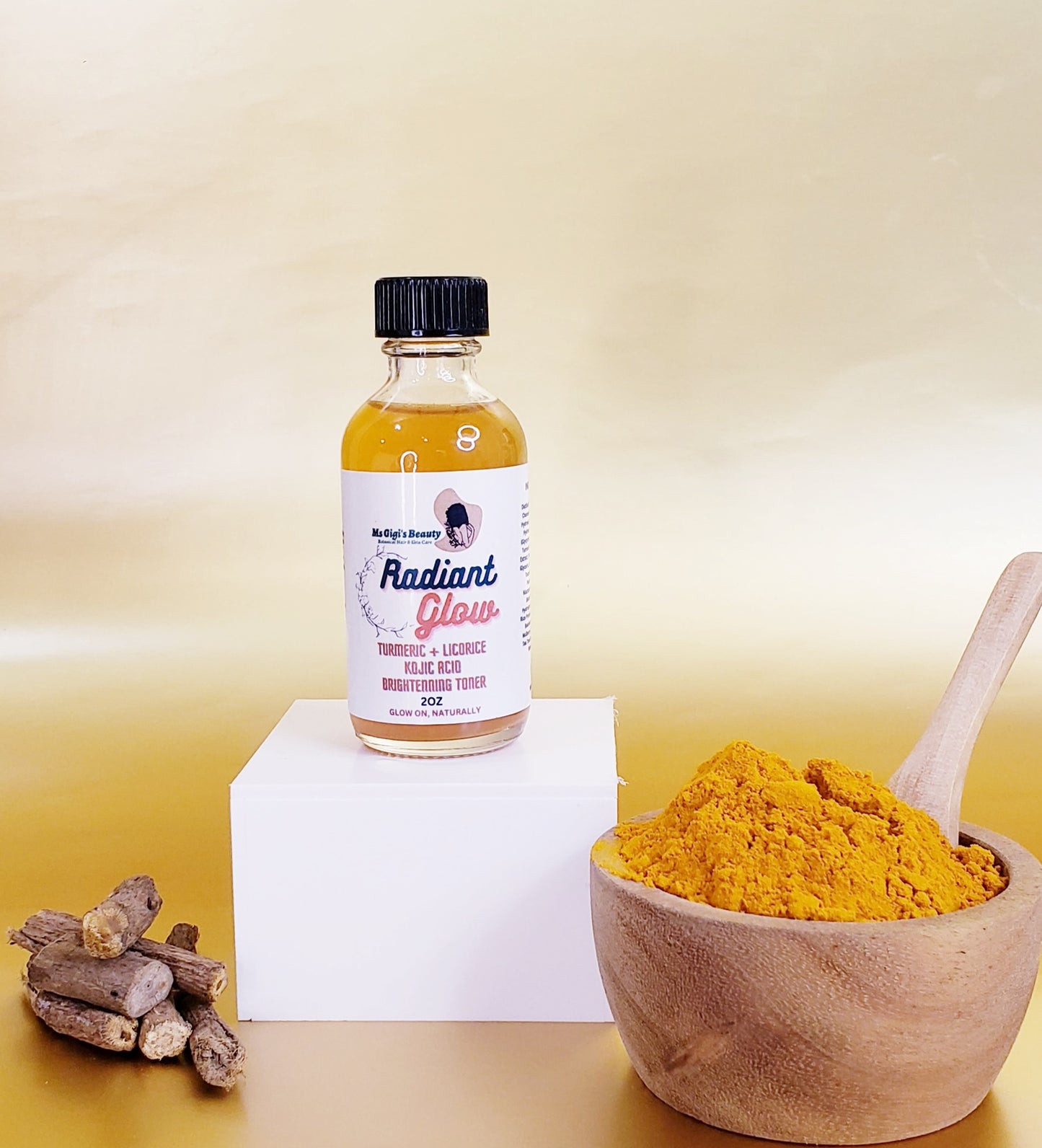 Radiant Glow Turmeric Licorice & Kojic Acid Brightening Face Toner
