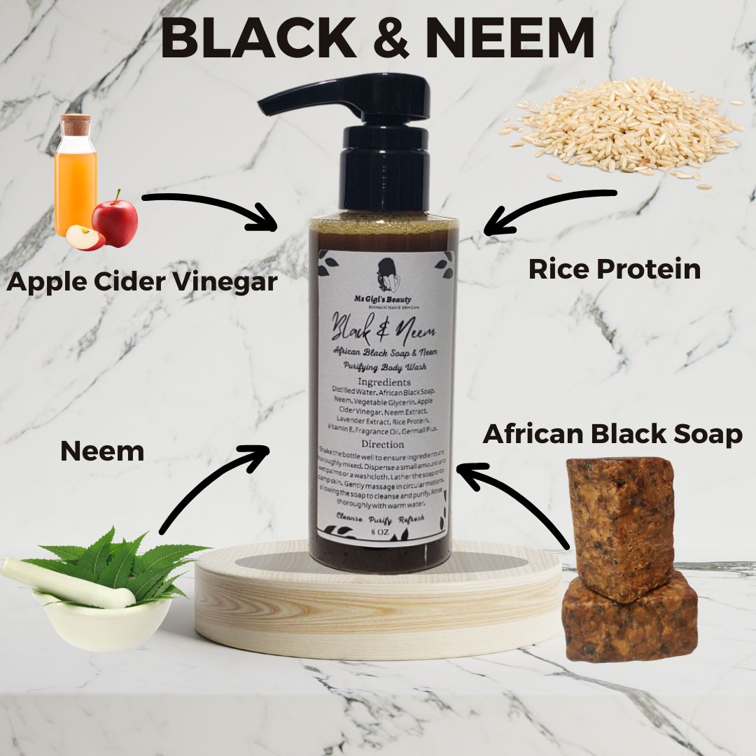 Black & Neem Purifying Body Wash