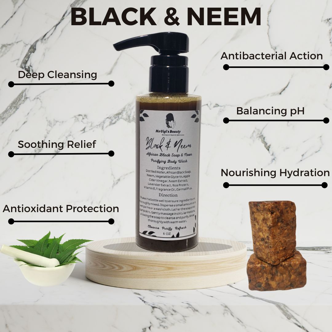 Black & Neem Purifying Body Wash