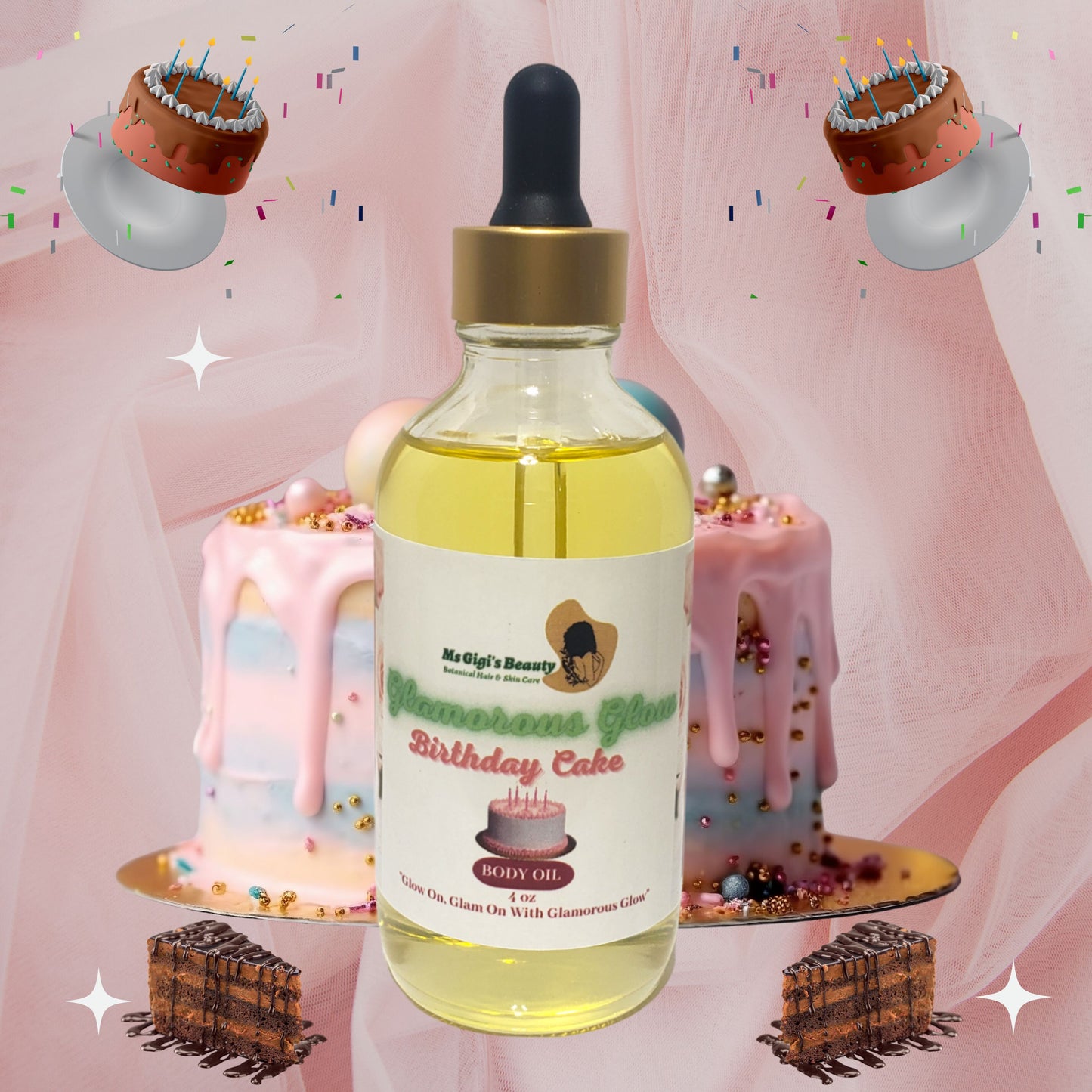 Glamorous Glow Body Oil, Pheromone Infused Body Oil