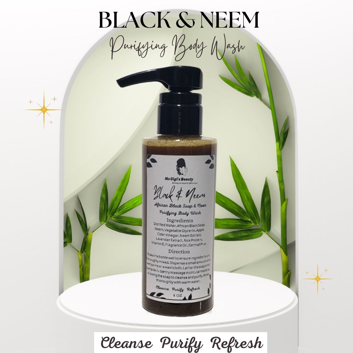 Black & Neem Purifying Body Wash