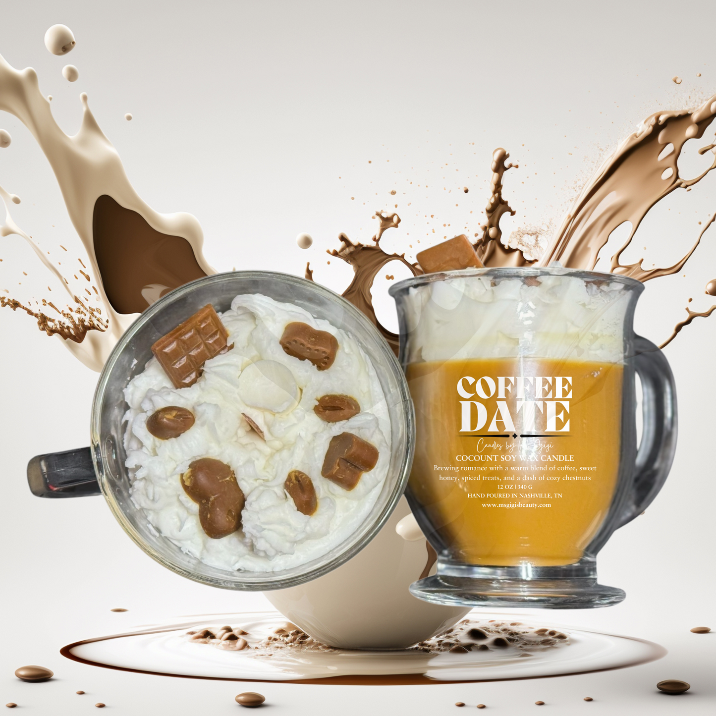 Coffee Date Cocount Soy Candle
