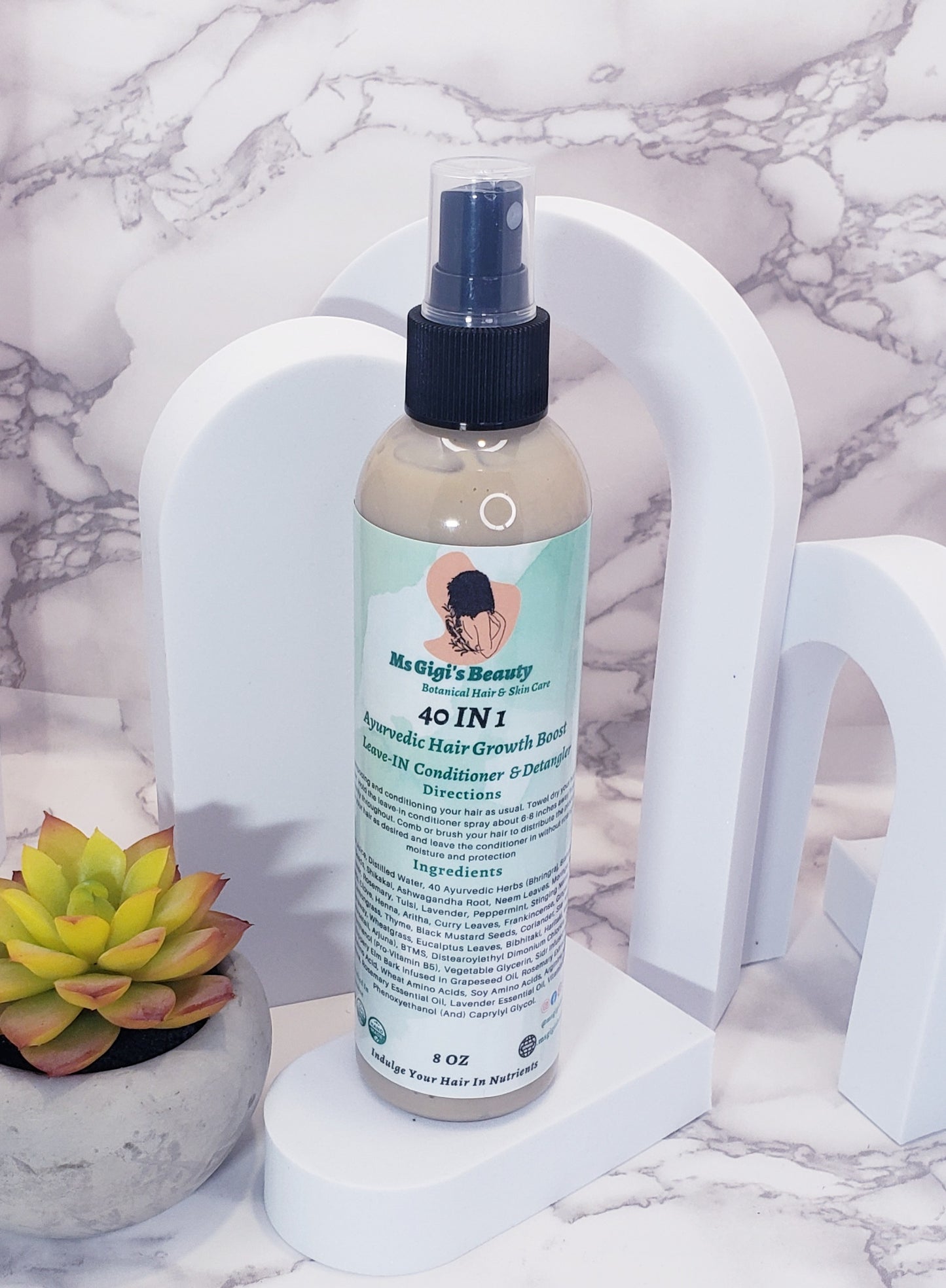 40 IN 1 Ayurvedic Hair Growth Boost Leave-IN Conditioner & Detangler