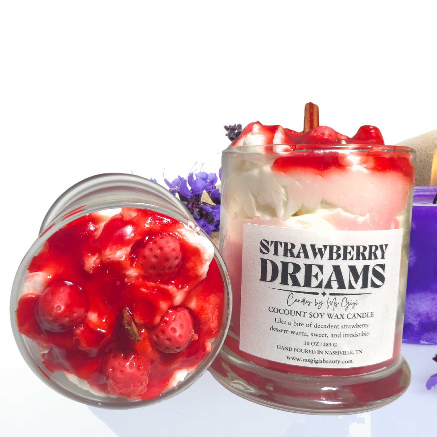 Strawberry Dreams Coconut Soy Candle