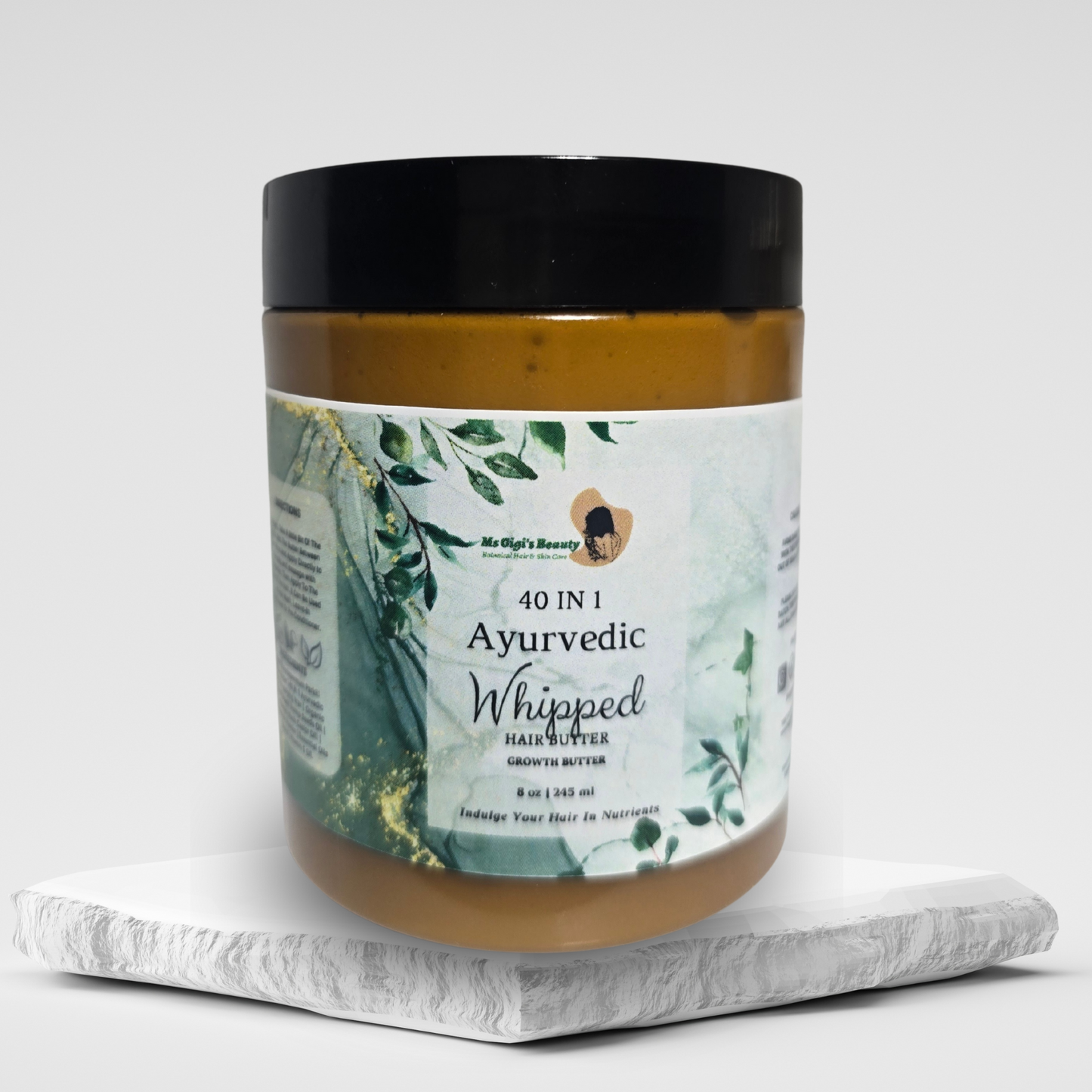 Ayurvedic Hair Butter, Ayurvedic With Chebe Hair Butter, 40 IN 1 Ayurvedic With Chebe Whipped Hair Growth Butter
