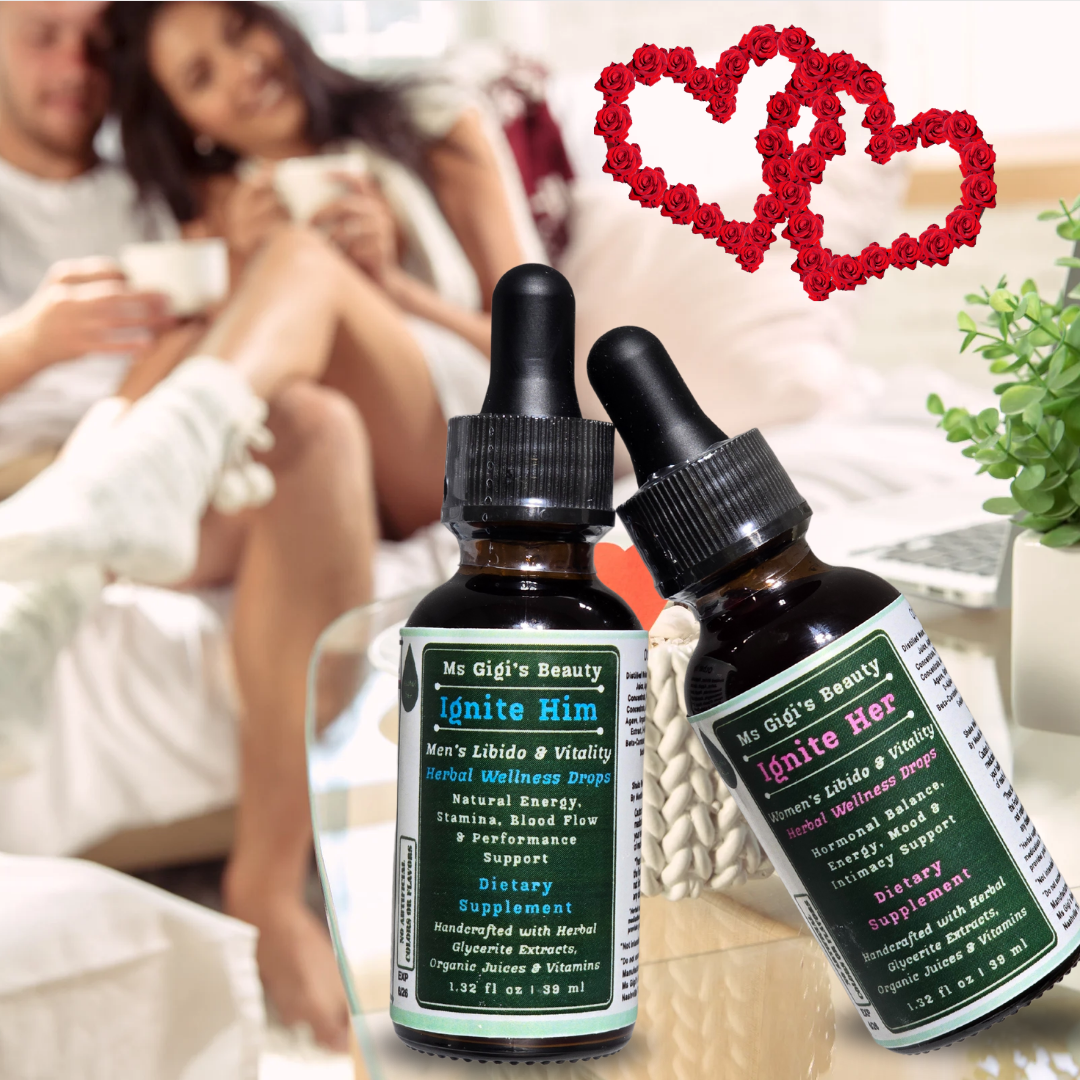 Ignite Him & Her Duo Alcohol-Free Herbal Wellness Drops
