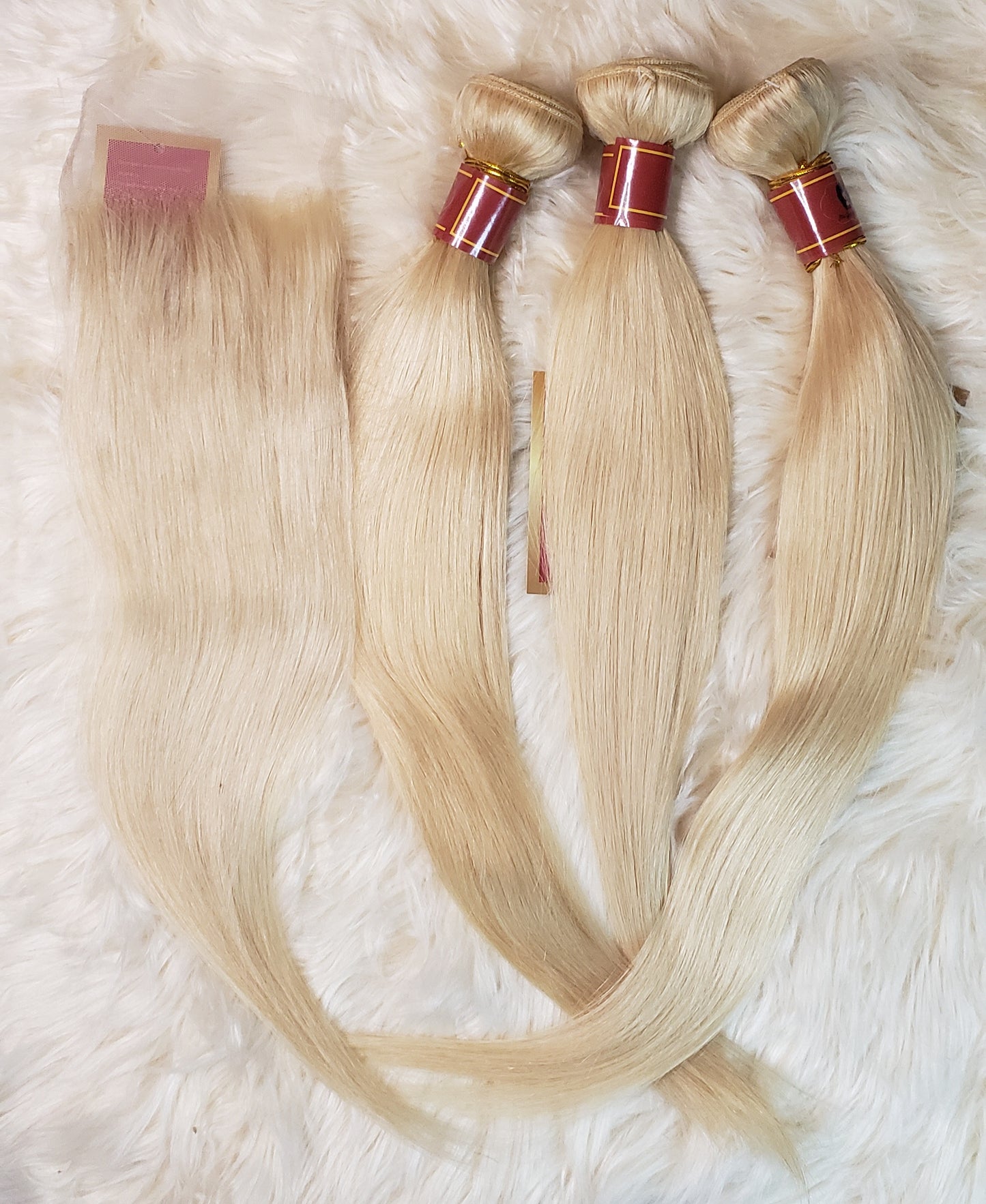 3 Blonde Bundles + Closure