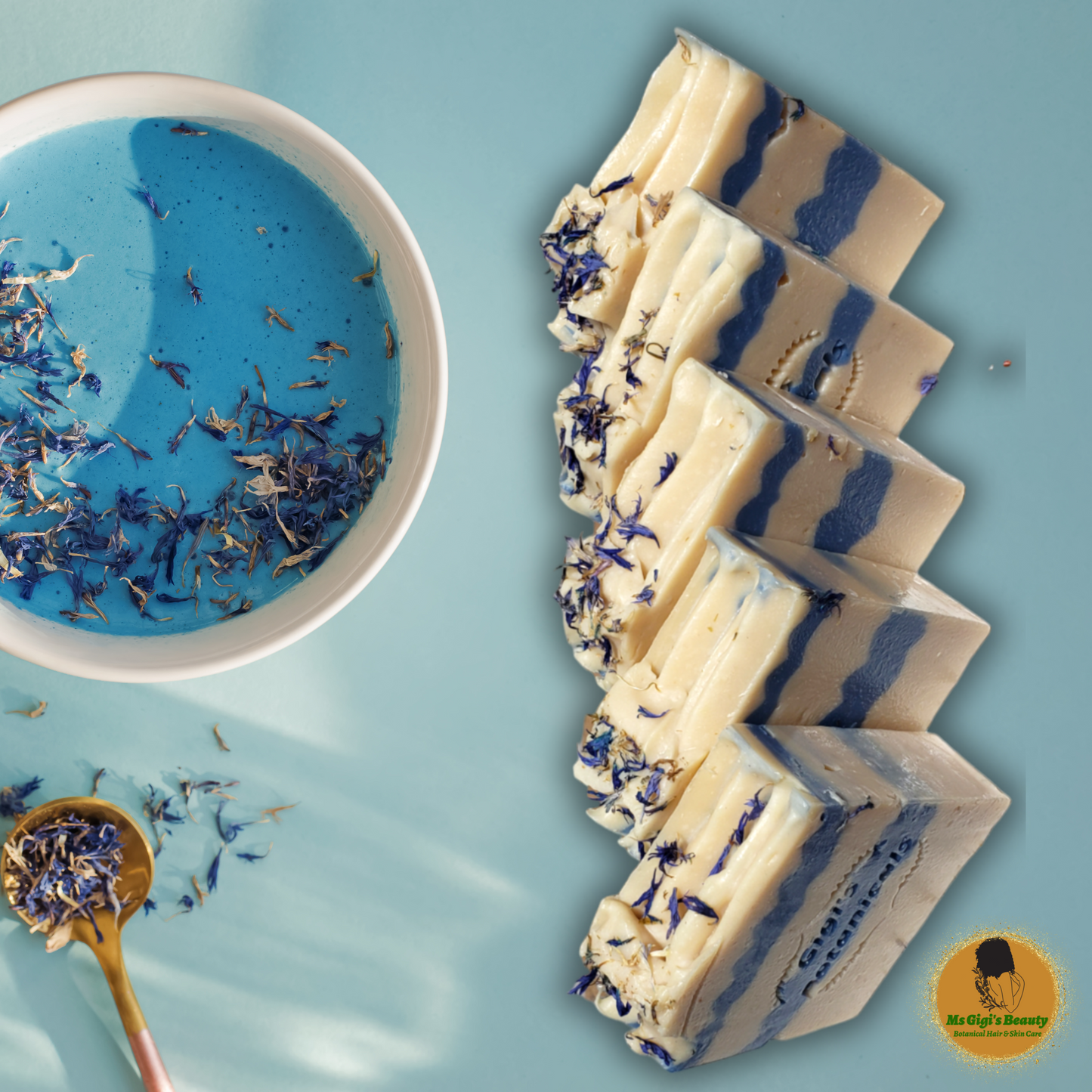 Coconut Milk Blues Soap