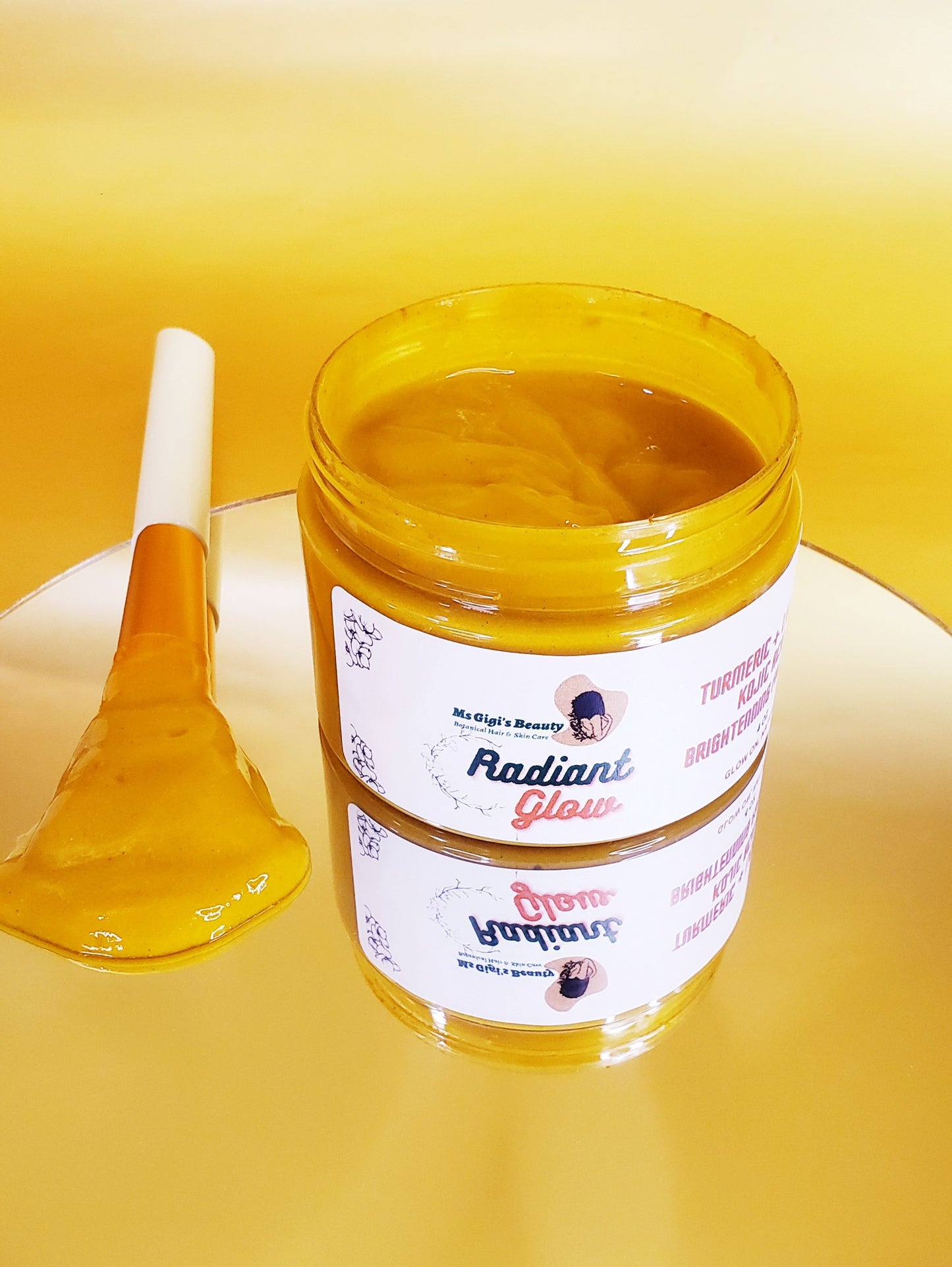 Radiant Glow Turmeric Licorice & Kojic Acid Brightening Jelly Face Mask