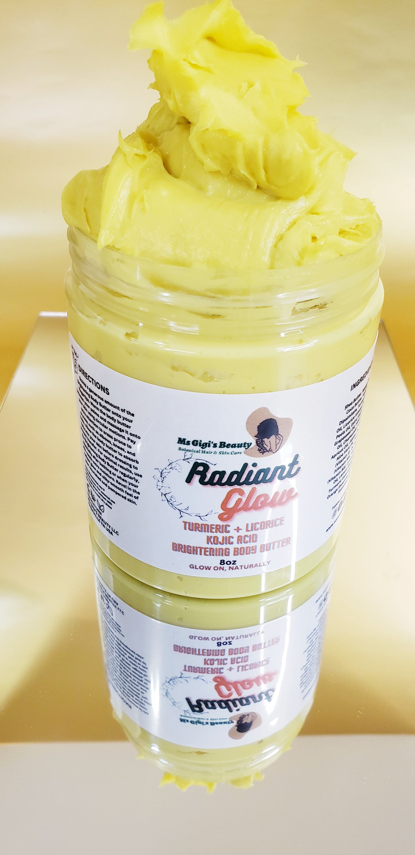 Radiant Glow Turmeric Licorice & Kojic Acid Brightening Body Butter