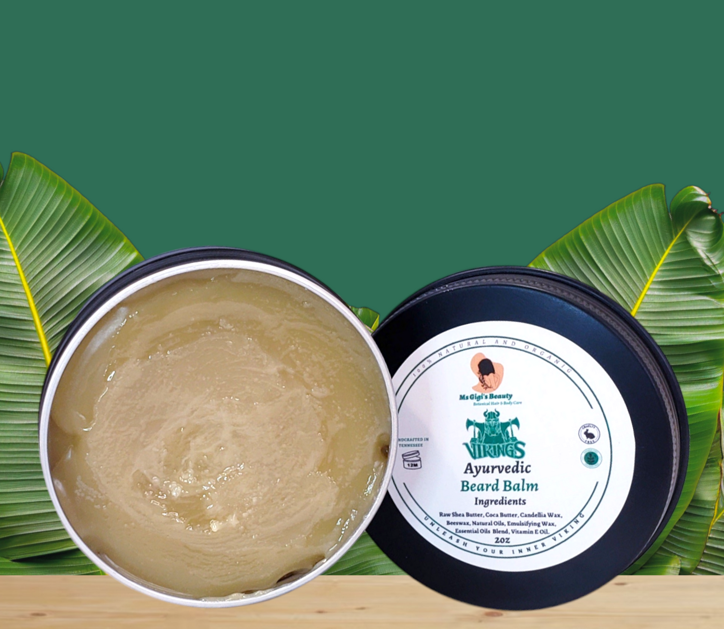 Viking Growth Ayurvedic Beard Balm
