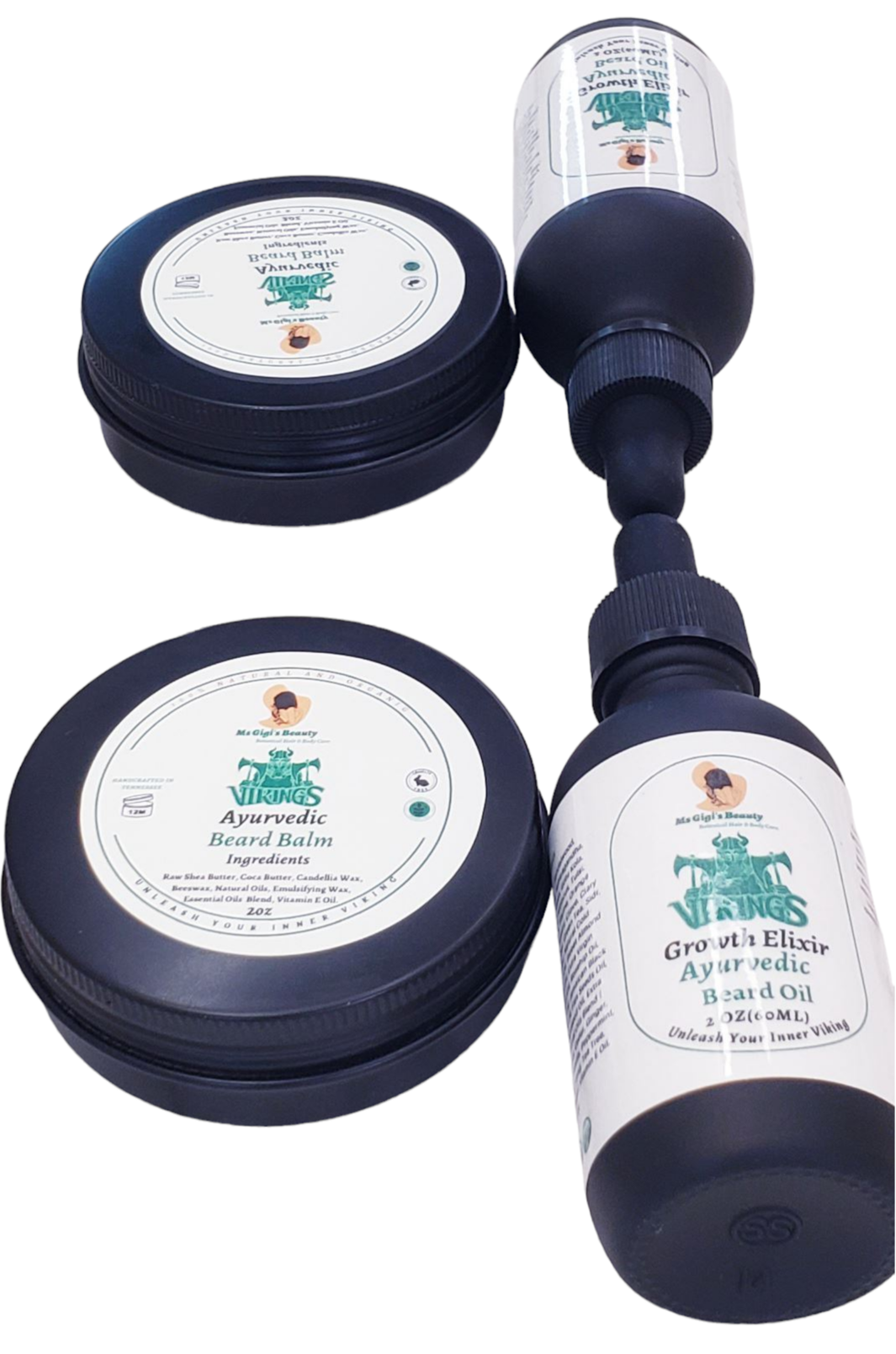Viking Growth Ayurvedic Beard Oil & Balm