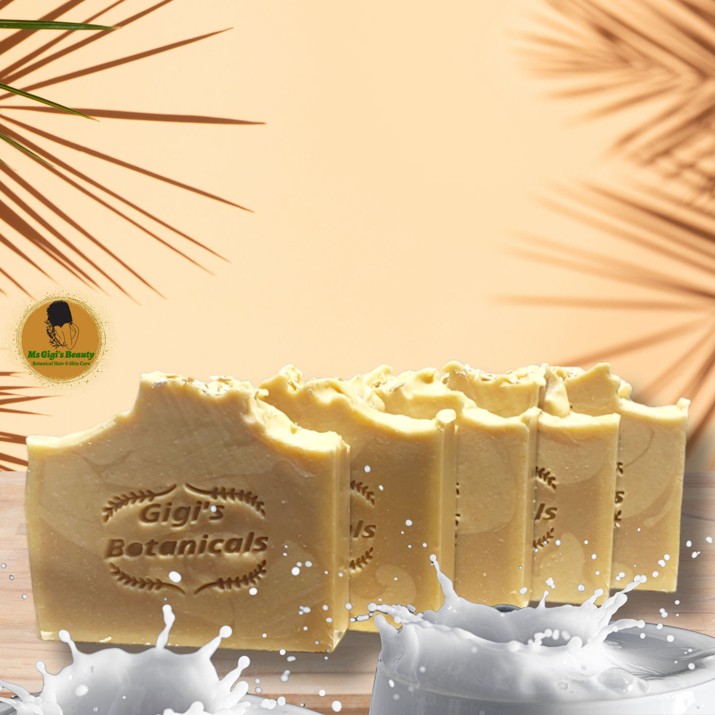 Milky Way Goat Milk & Oatmeal Milk Soap ( Unscented ), Handmade Tallow Soap