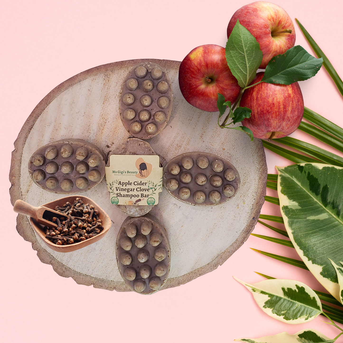 Apple Cider Vinegar Clove Shampoo Massage Bar