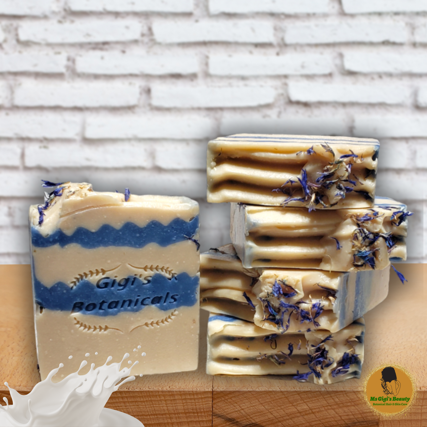 Coconut Milk Blues Soap