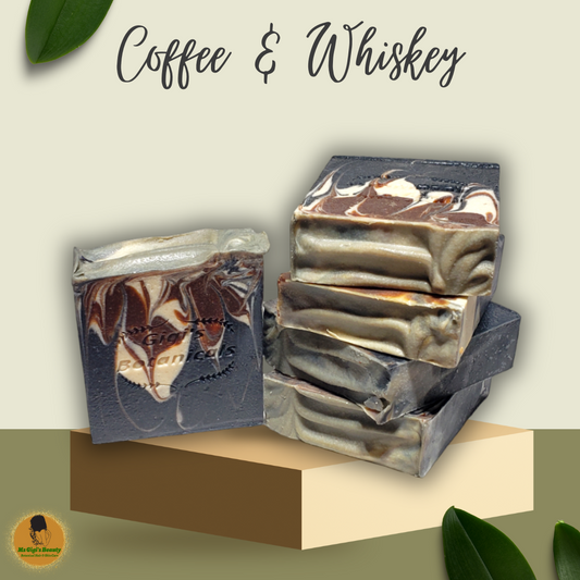 Coffee & Whiskey Soap, Activated Charcoal Soap