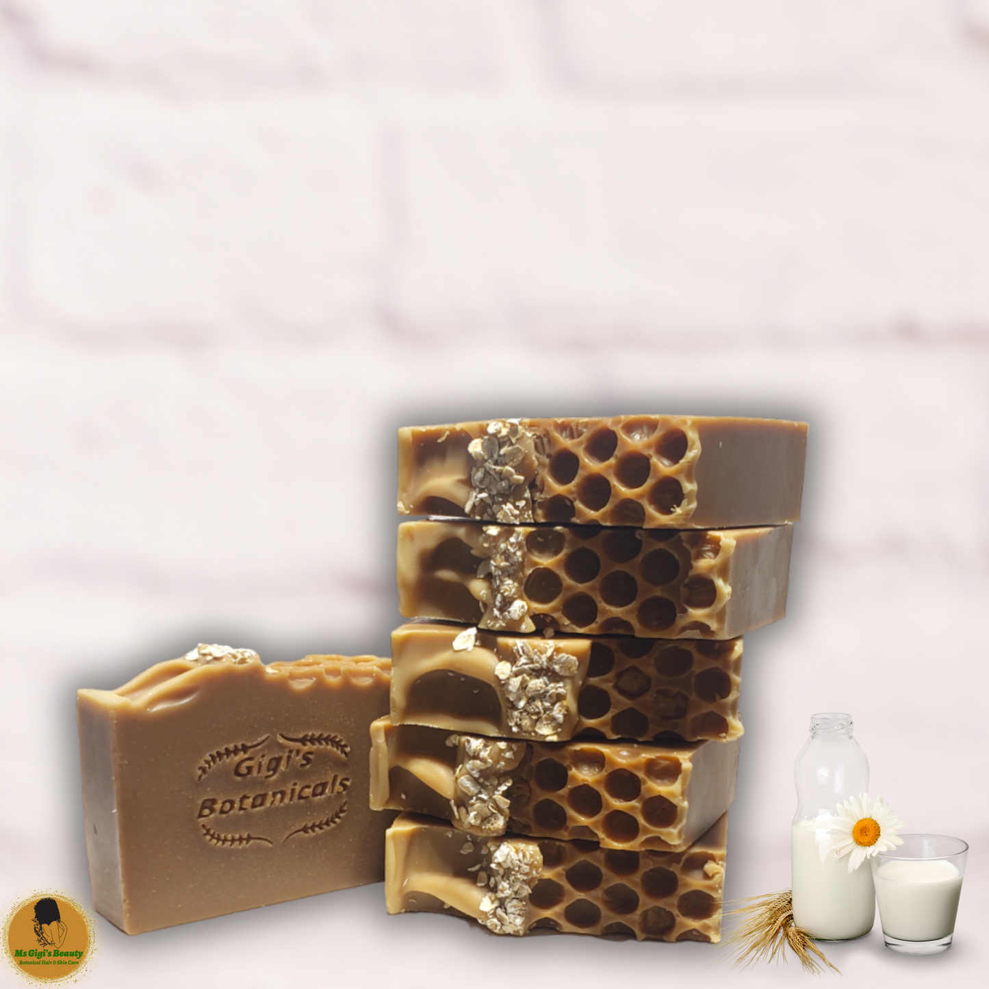 Oatmeal Milk & Honey Soap, Handmade Tallow Soap