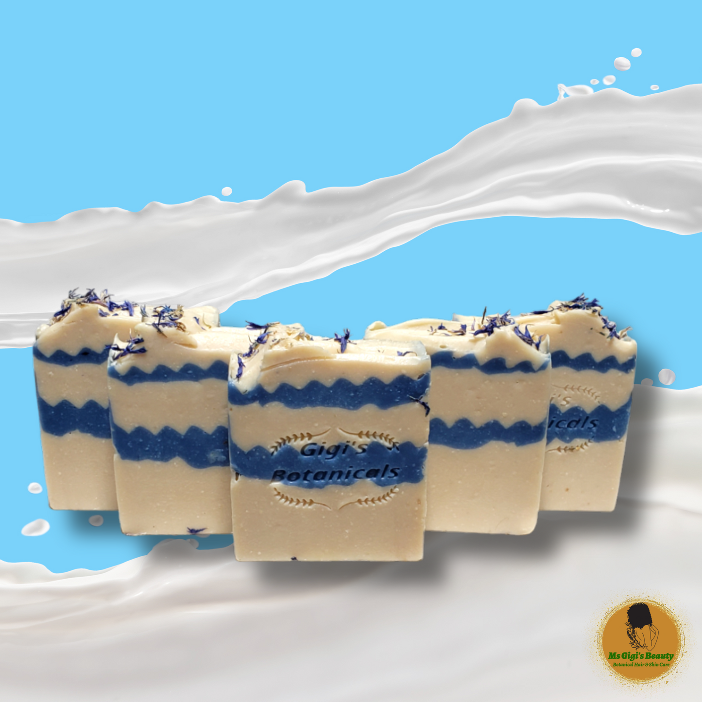 Coconut Milk Blues Soap