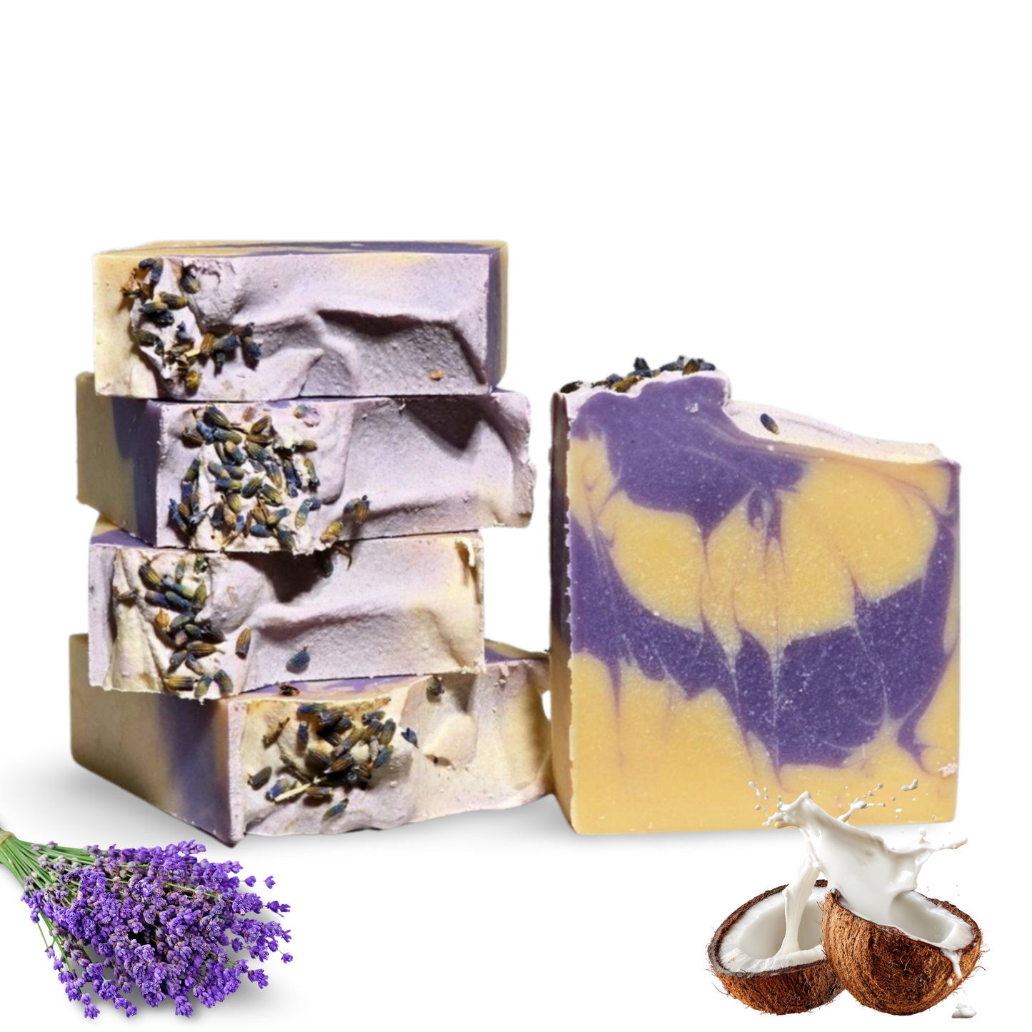 Lavender Coconut Milk Natural Soap Bar