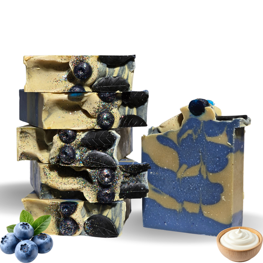 Blueberry Cream Tallow Soap Bar