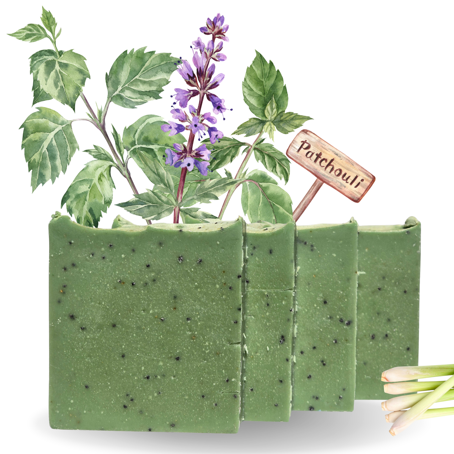 Lemongrass Patchouli Natural Soap Bar