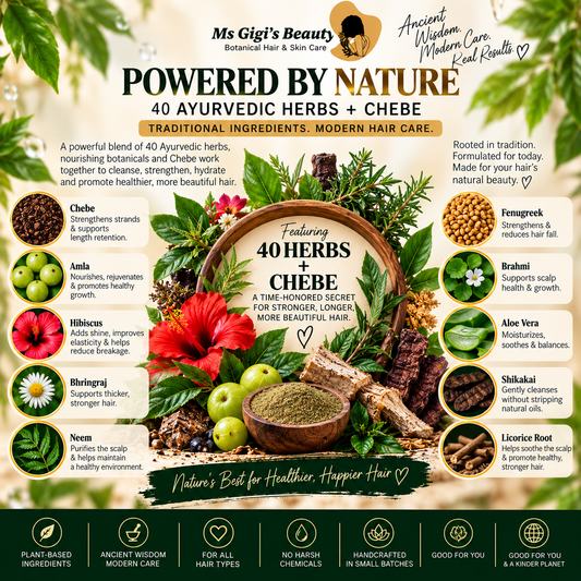 40 IN 1 Ayurvedic With Chebe Growth Support Hair Butter