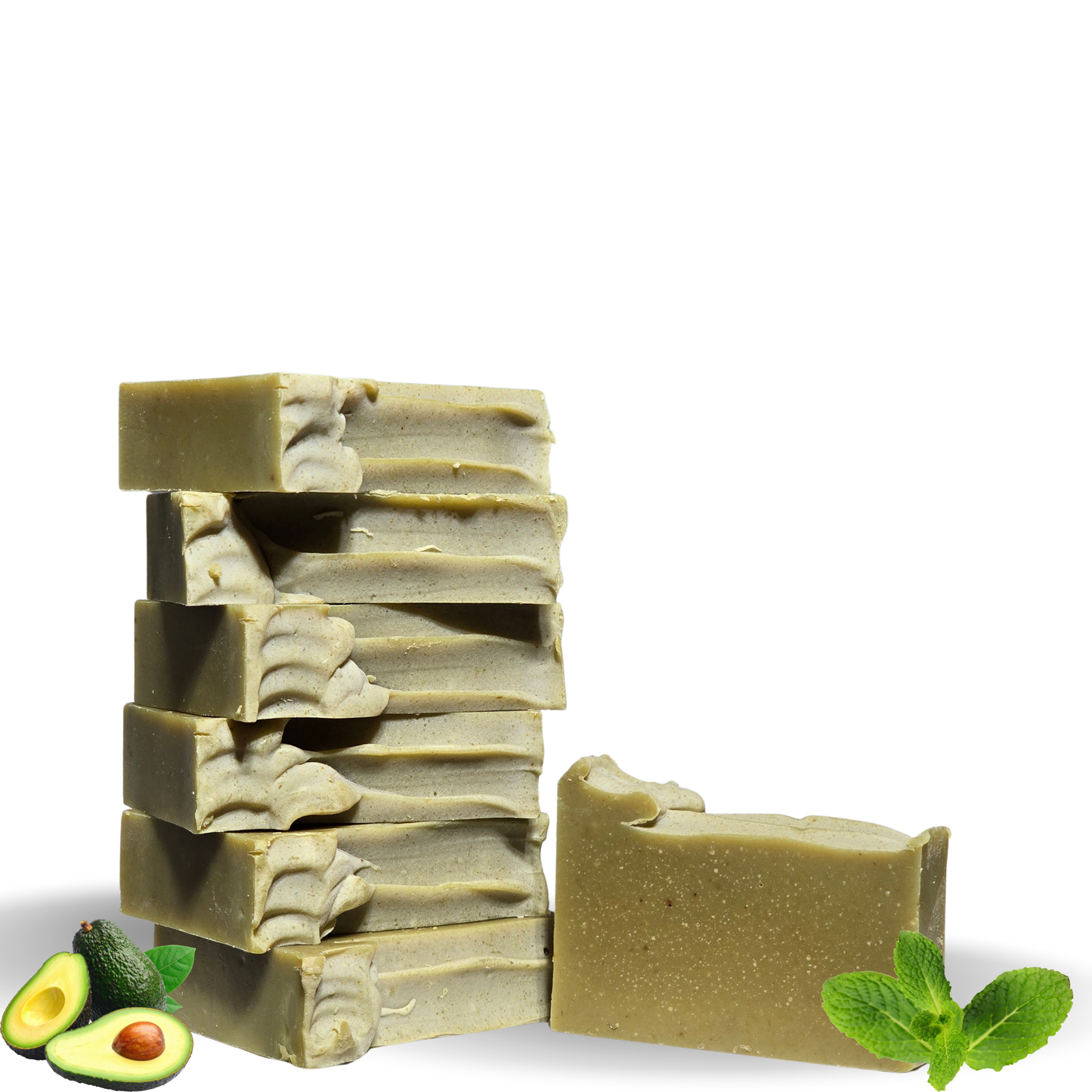 Avocado Mint Silk Natural Soap Bar