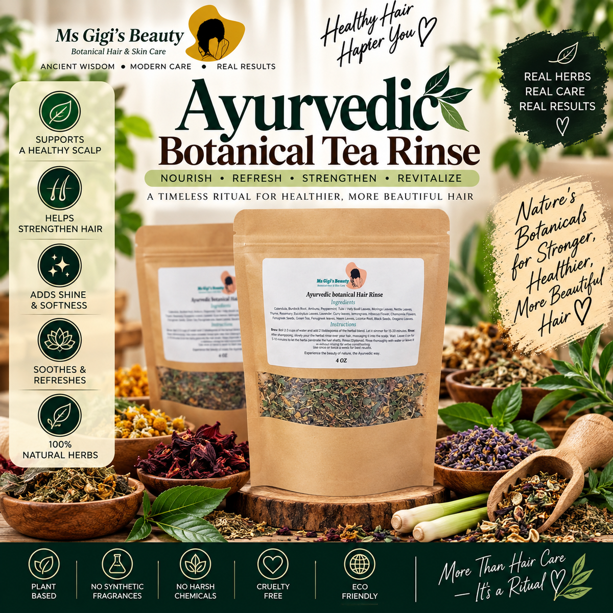 Ayurvedic Botanical Tea Rinse