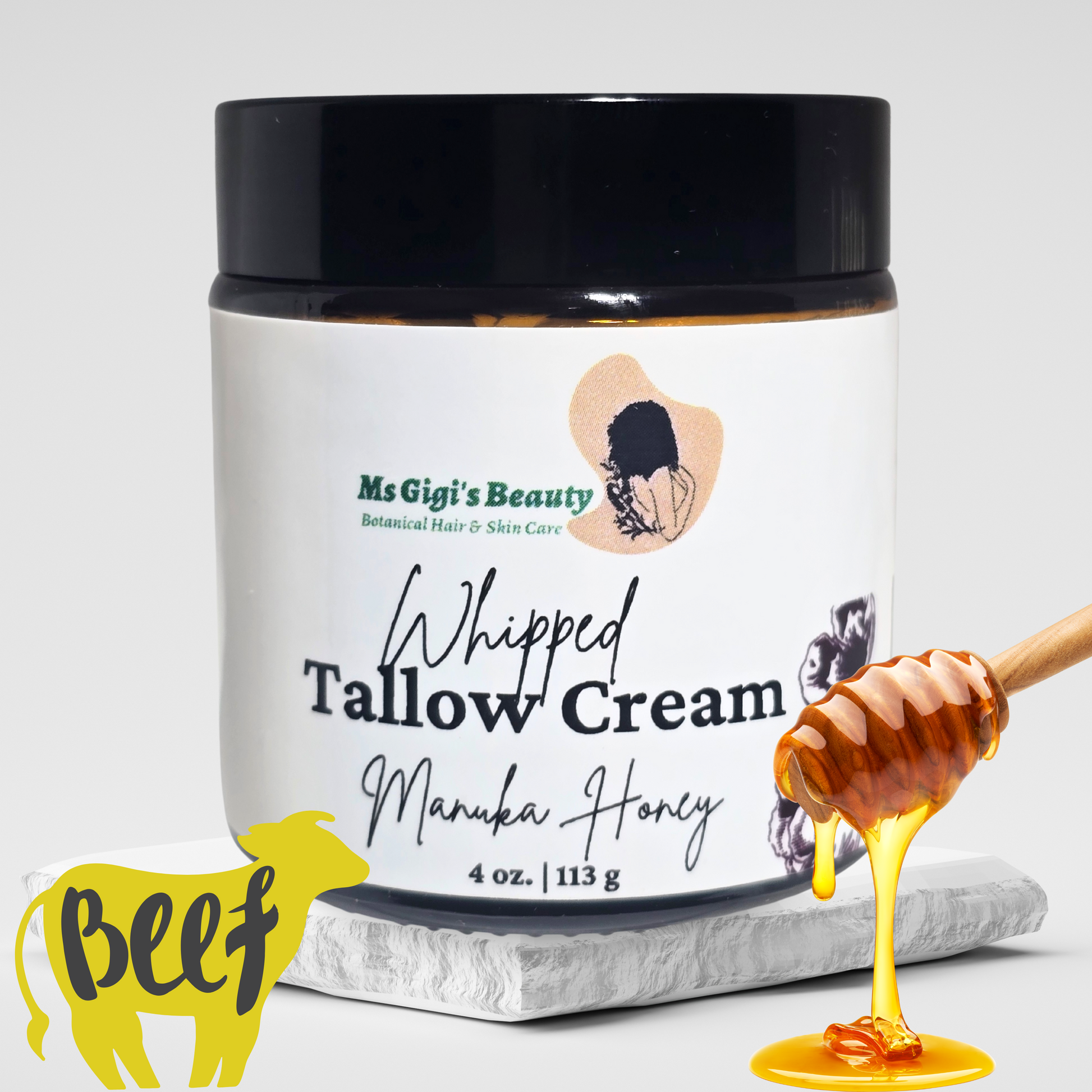Manuka Honey Tallow Cream - Skin Repair & Hydration