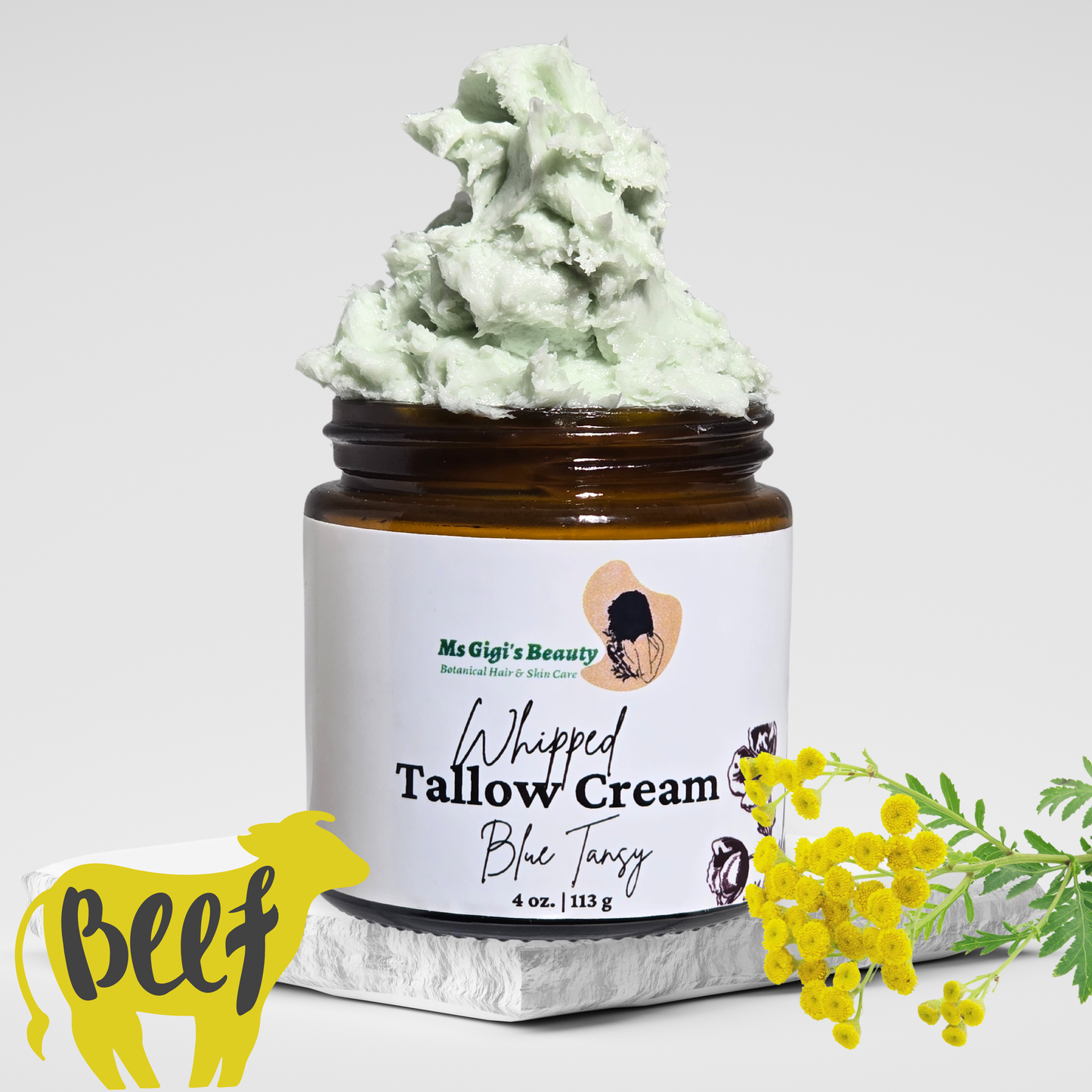 Blue Tansy Whipped Tallow Cream