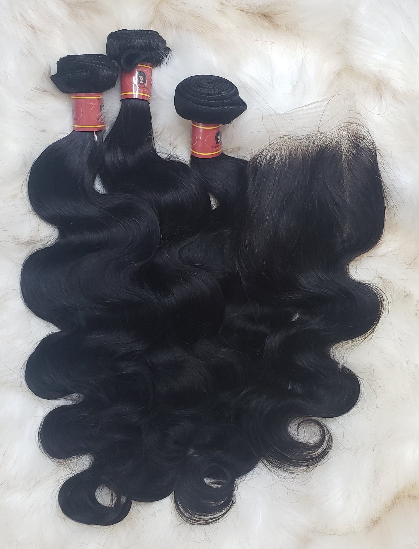 3 Mink Bundles + Closure