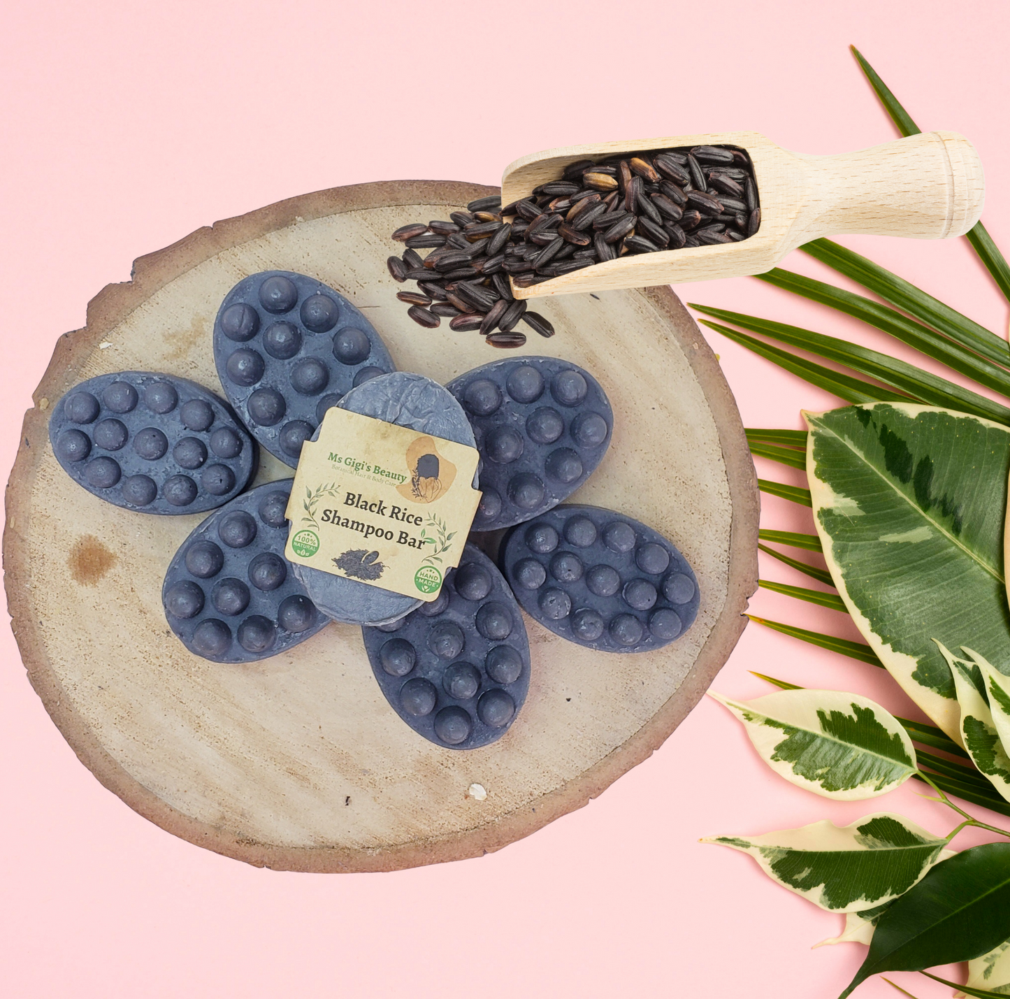 Black Rice Water Shampoo Massage Bar