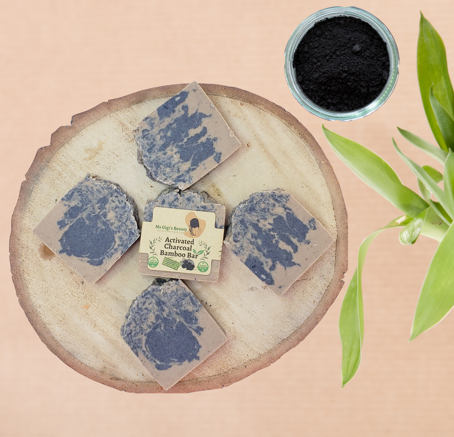 Activated Charcoal Bamboo Soap Bar