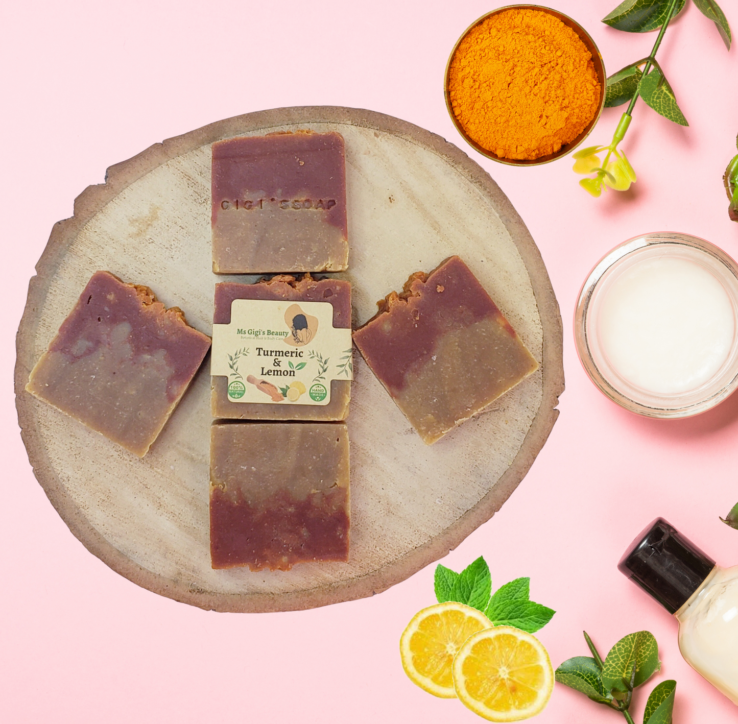 Turmeric Lemon Soap Bar